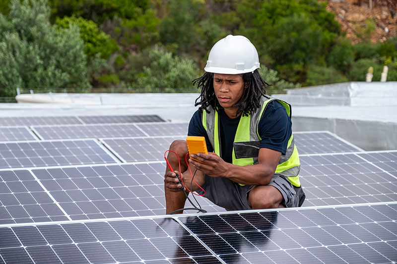 Testing Solar Panels