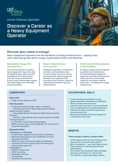 Heavy Equipment Operator