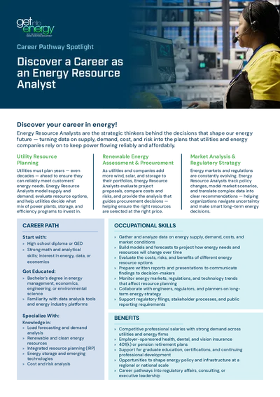 Energy Resource Analyst